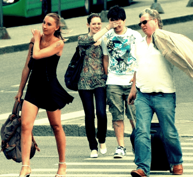 guybeingstoppedlooking